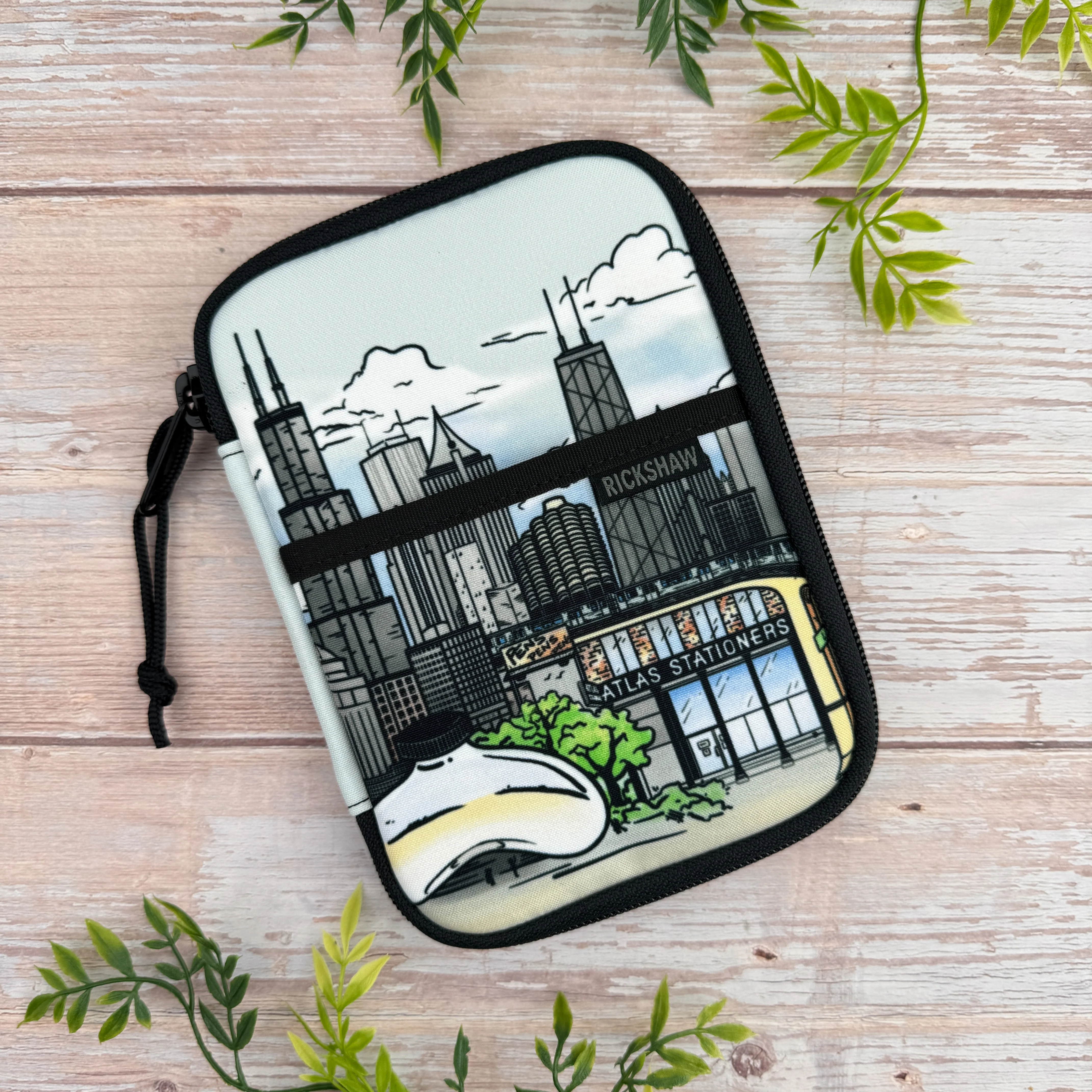 Rickshaw Bagworks Fillmore 6-Pen Case - City Views (Atlas Exclusive) - Image 4