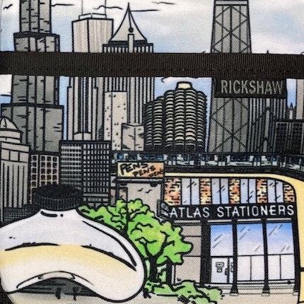 Rickshaw Bagworks Fillmore 6-Pen Case - City Views (Atlas Exclusive) - Image 8