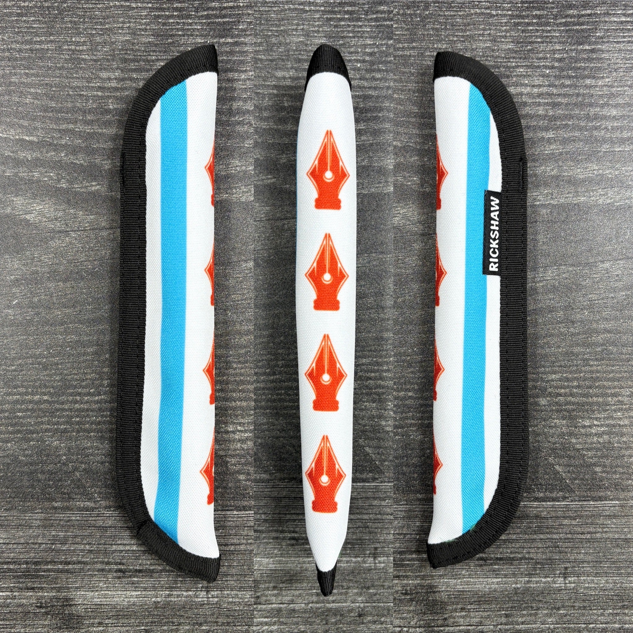 Rickshaw Bagworks Single Pen Sleeve - Chicago Nib Flag - Image 2