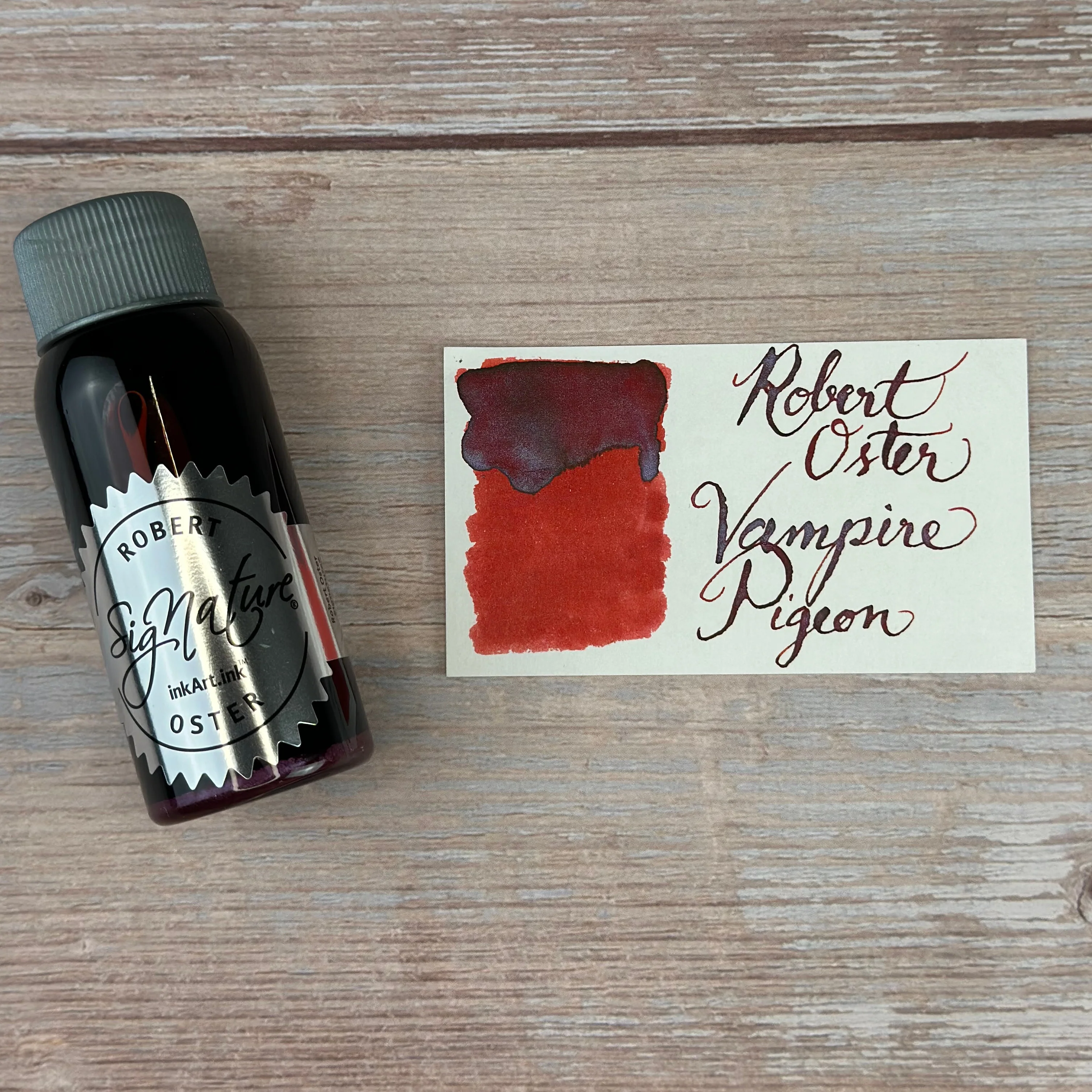 Robert Oster Vampire Pigeon (Atlas Exclusive) - 50ml Bottled Ink - Image 3