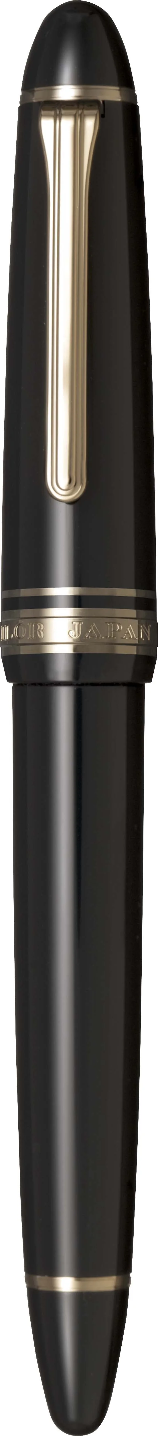 Sailor 1911 Casual L Stable Fountain Pen with Gold Trim - Muted Black - Image 3