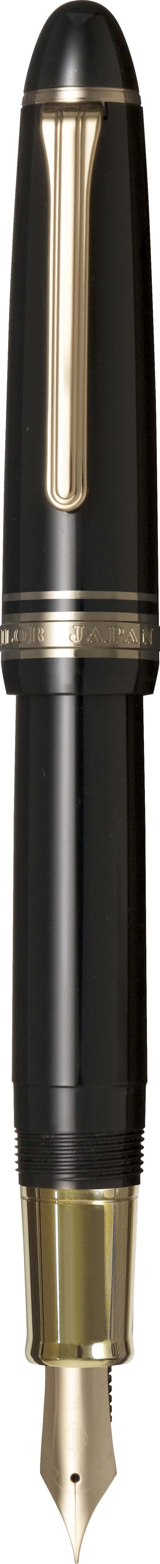 Sailor 1911 Casual L Stable Fountain Pen with Gold Trim - Muted Black - Image 4