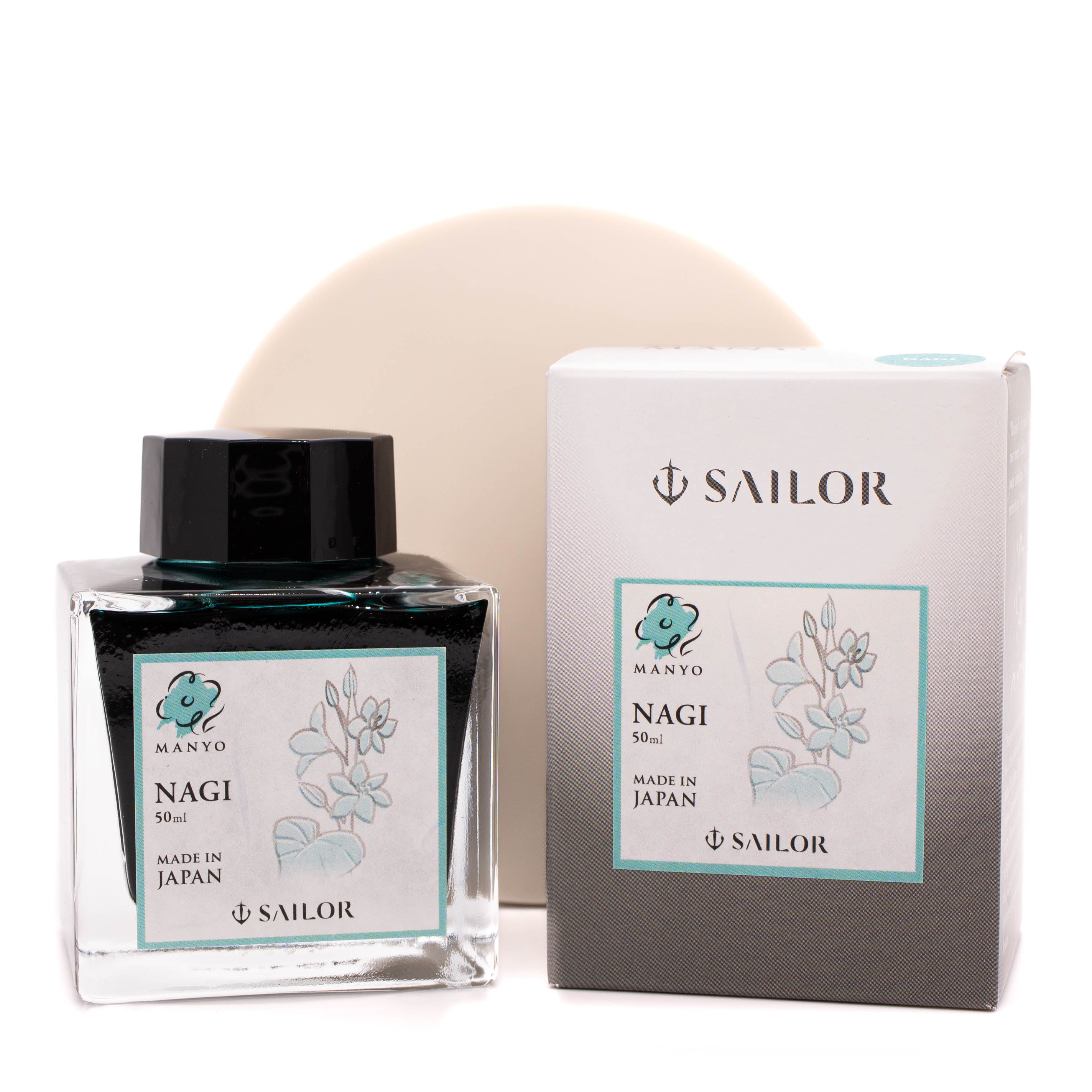 Sailor Manyo Nagi - 50ml Bottled Ink - Image 2
