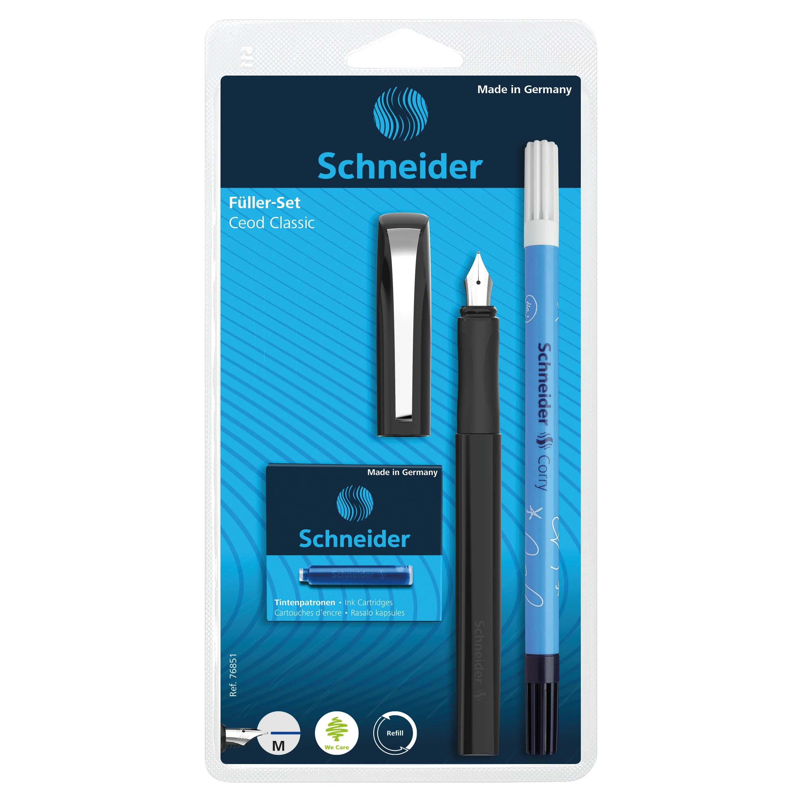 Schneider Ceod Fountain Pen - Black - Image 3