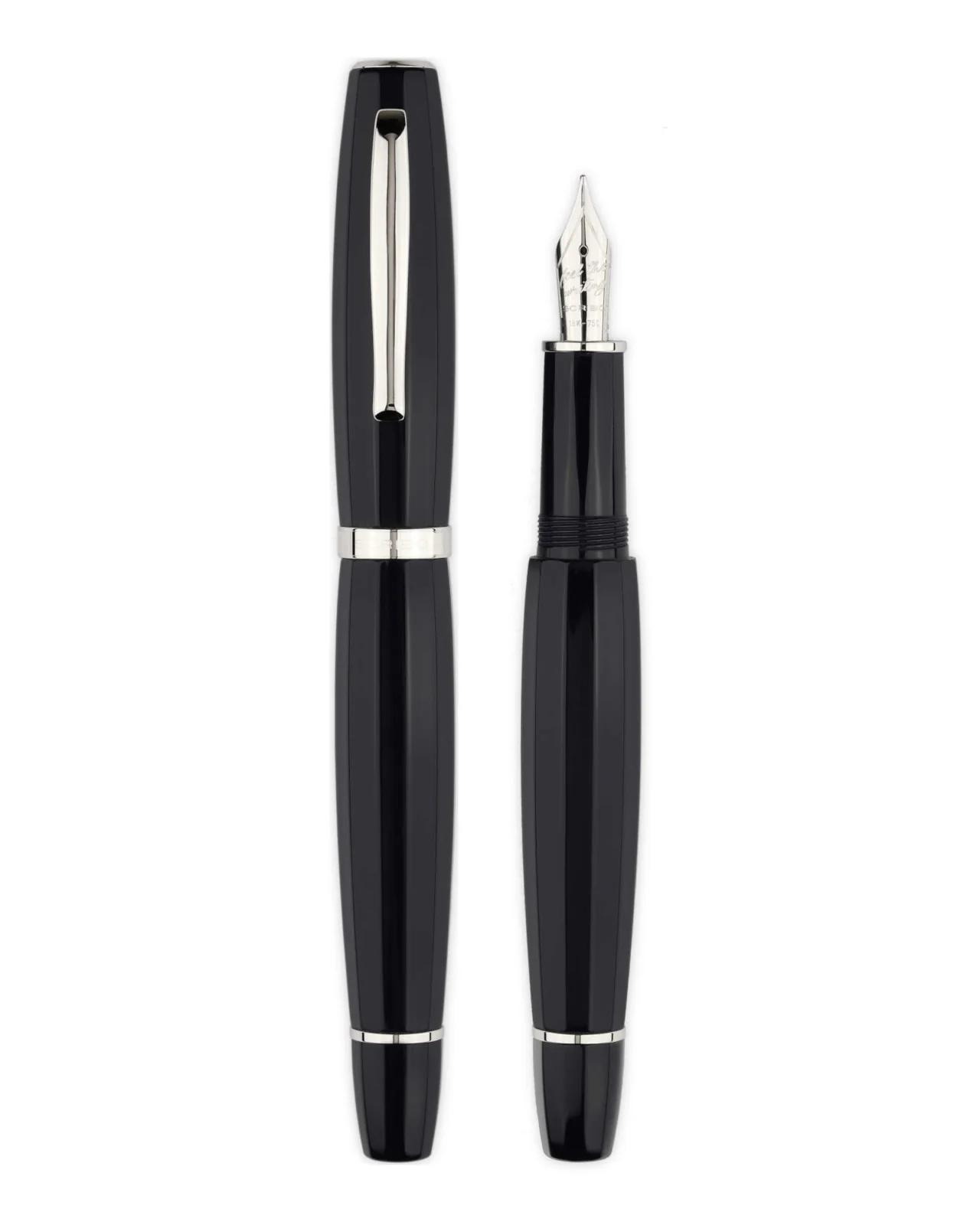 Scribo Feel Fountain Pen - Blue/Black - Image 3