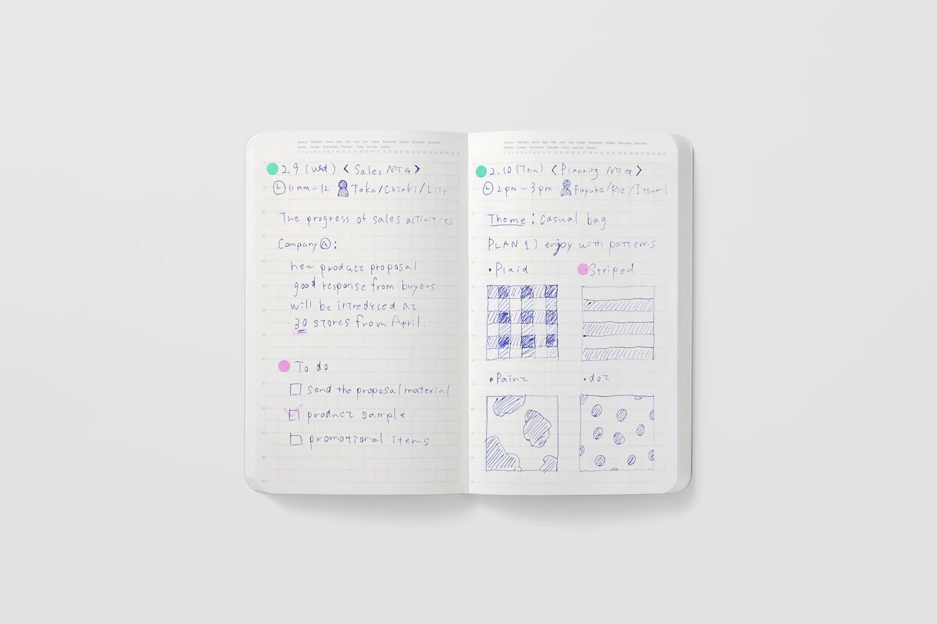 Stalogy 1/2 Year Notebook - A6 Slim - Image 4
