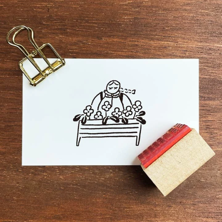 Stamp Marché Illustration Stamp - Marle Flower - Image 2