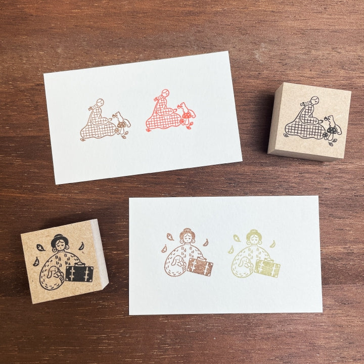 Stamp Marché Seasonal Illustration Stamp - November - Marle's Autumn Journey - Image 3