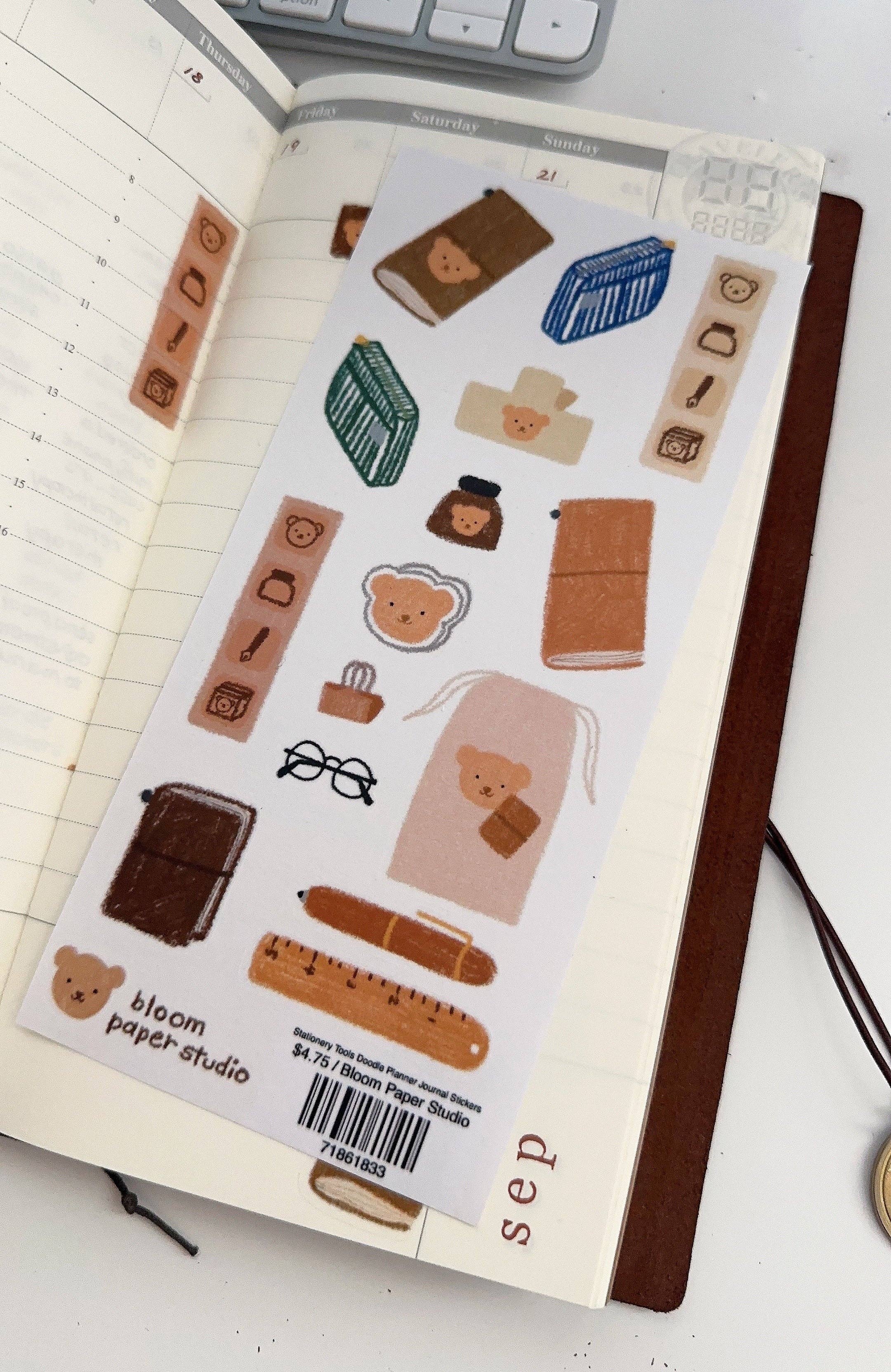 Bloom Paper Studio Stationery Tools Doodle Planner Journal Stickers - Image 2