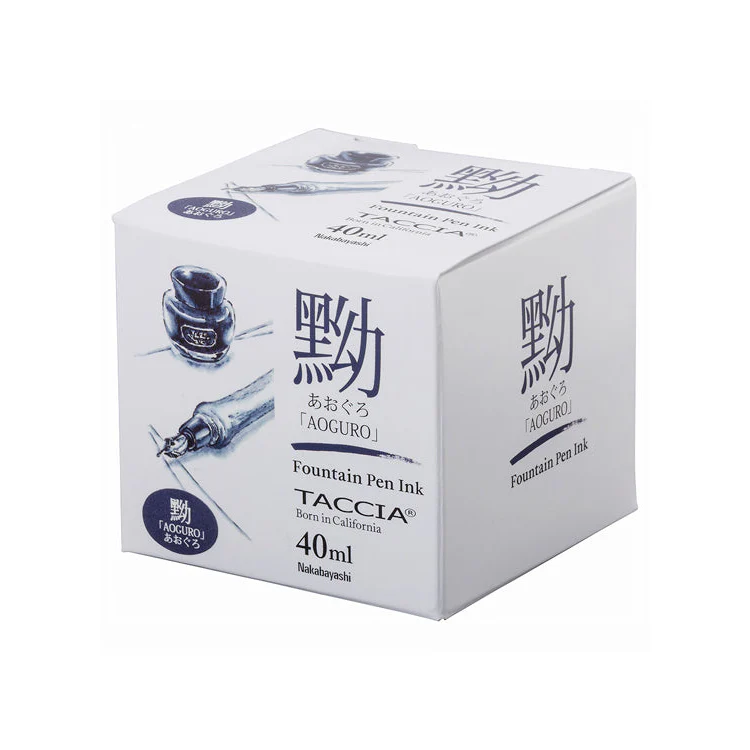 Taccia Sunao-Iro 40ml Bottled Ink - Aoguro - Image 3