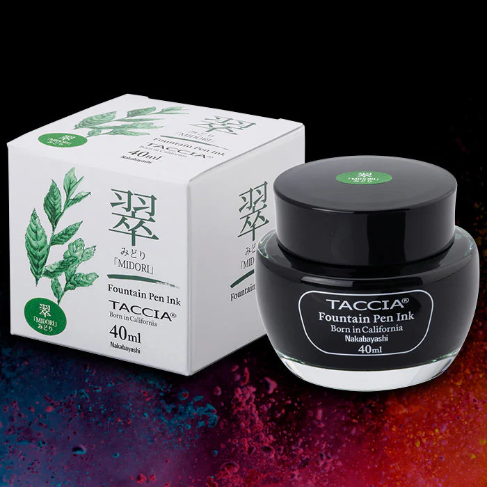 Taccia Sunao-Iro 40ml Bottled Ink - Midori - Image 4