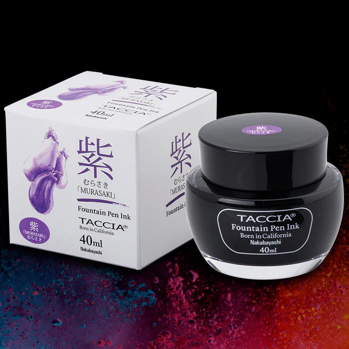Taccia Sunao-Iro 40ml Bottled Ink - Murasaki - Image 4