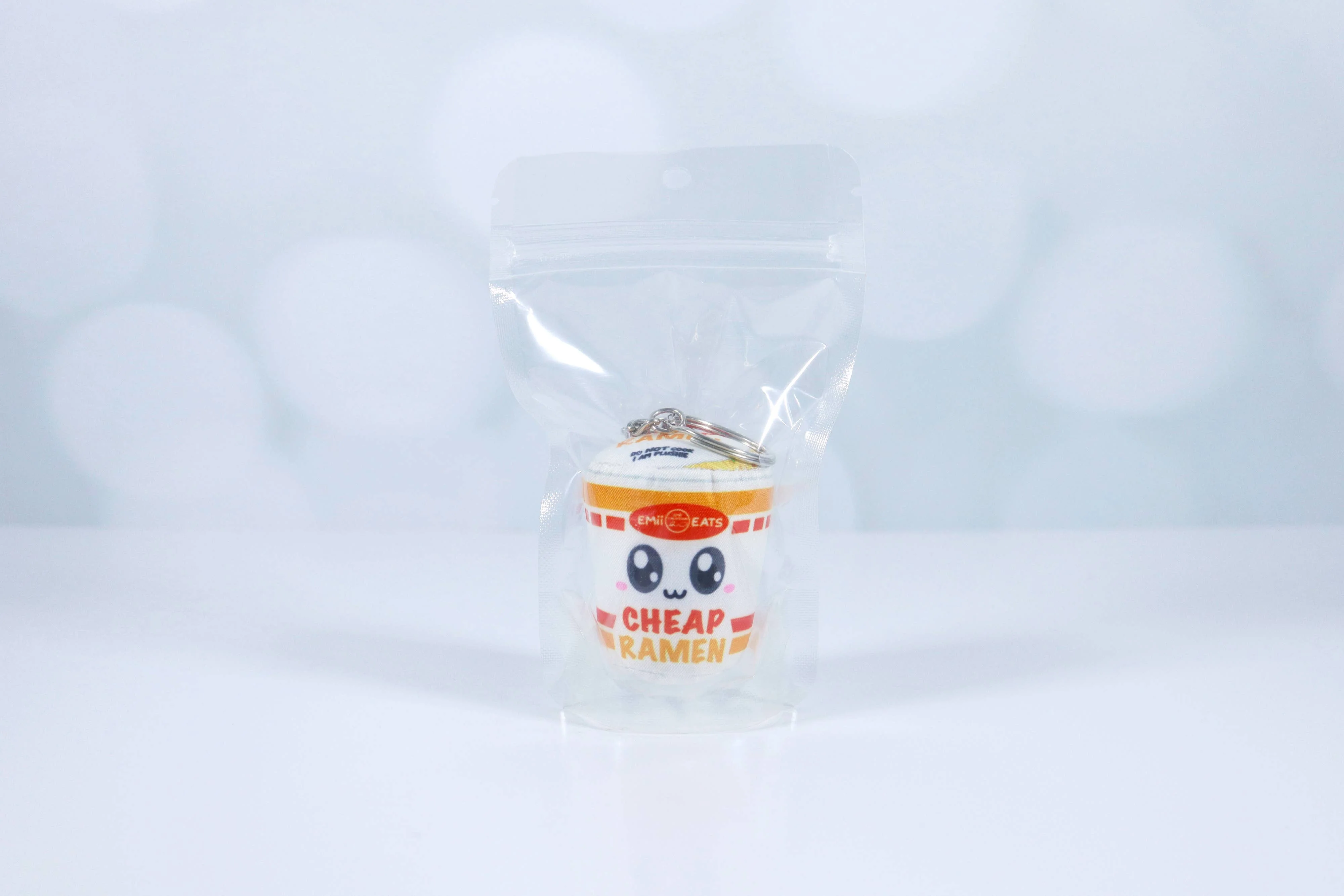 Tiny Cup Noodle Plush Keychain - Image 4
