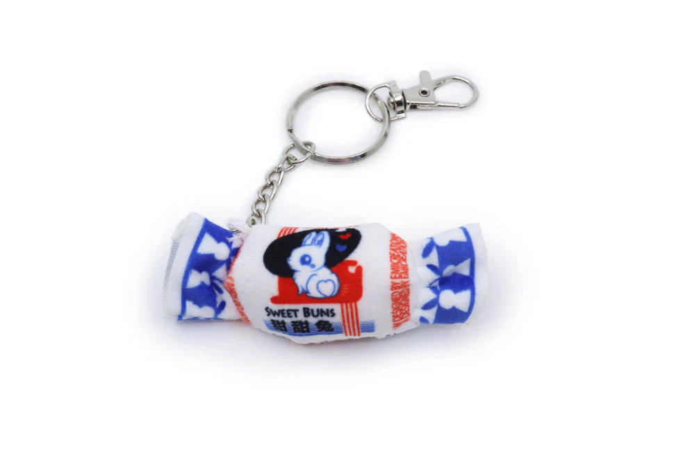 Tiny Sweet Bunny Candy Plush Key & Bag Charm - Image 2