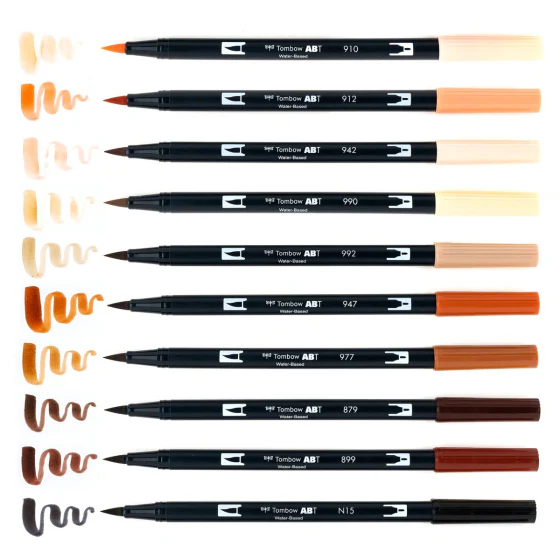 Tombow Dual Brush Marker - Portrait Palette - Image 4