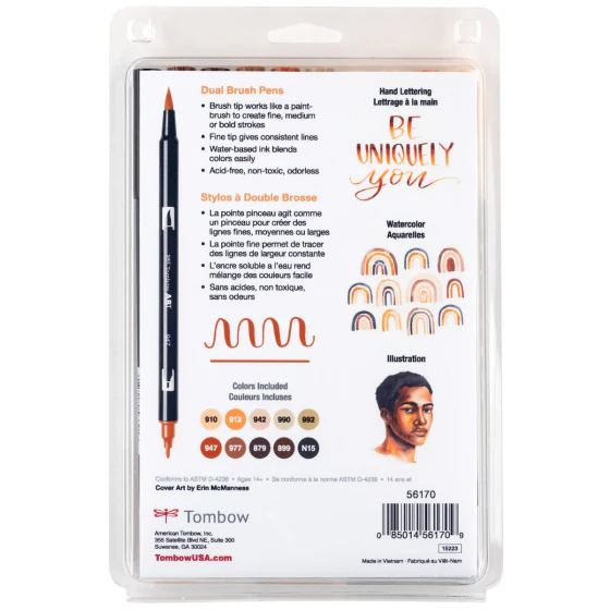 Tombow Dual Brush Marker - Portrait Palette - Image 5