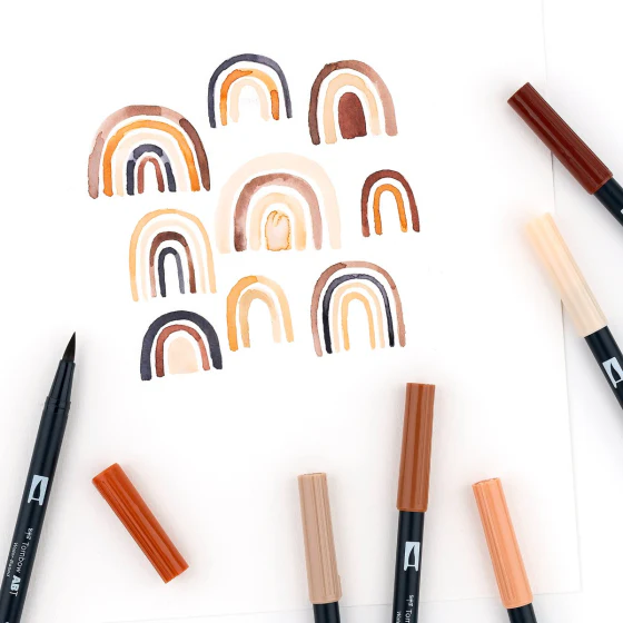 Tombow Dual Brush Marker - Portrait Palette - Image 6