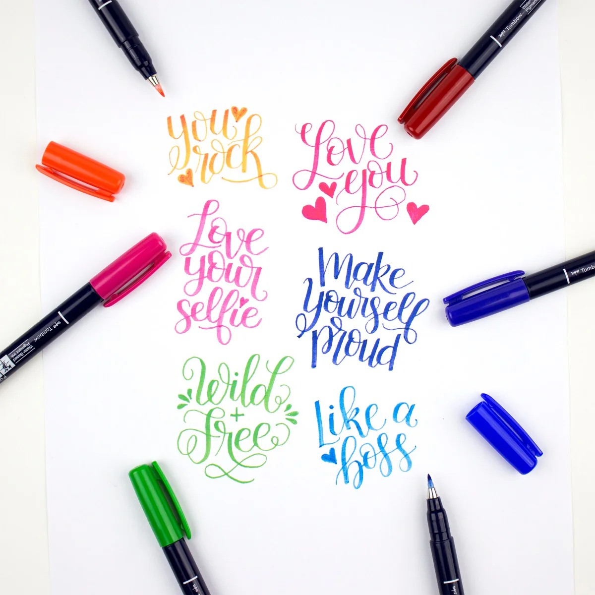 Tombow Fudenosuke Colors Brush Pen - Image 2