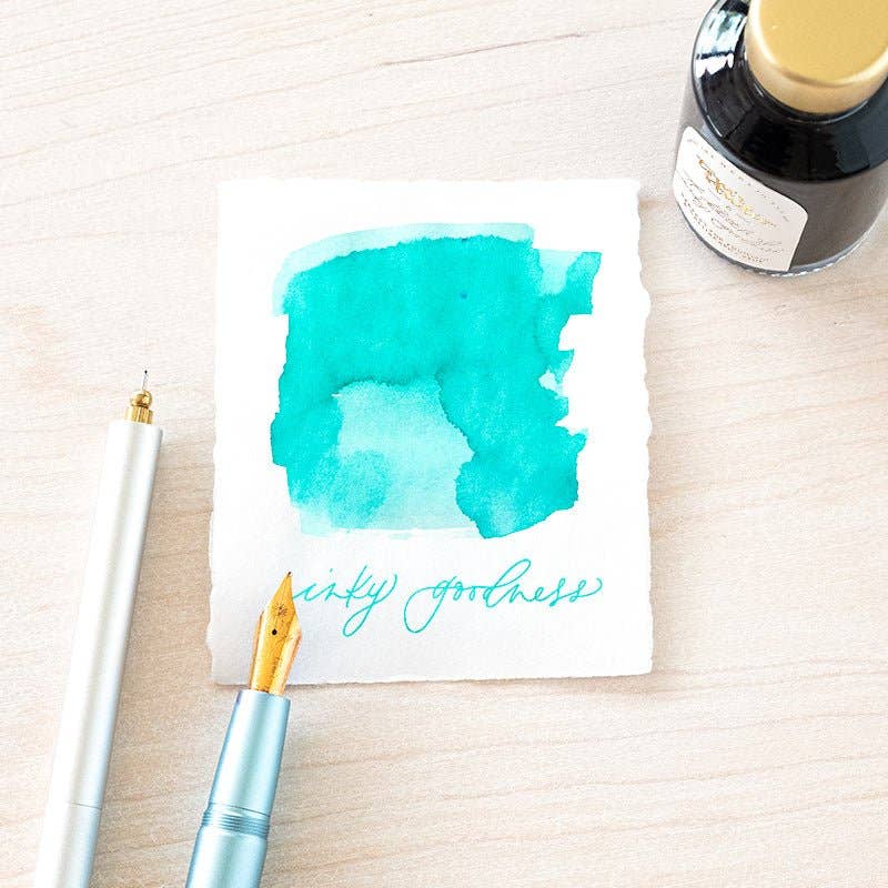 Tom's Studio Sunny Teal 16 - 50ml Bottled Ink - Image 2