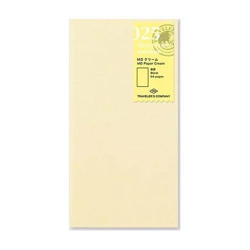 Traveler's Blank Cream Notebook Refill - Regular Size - Image 4