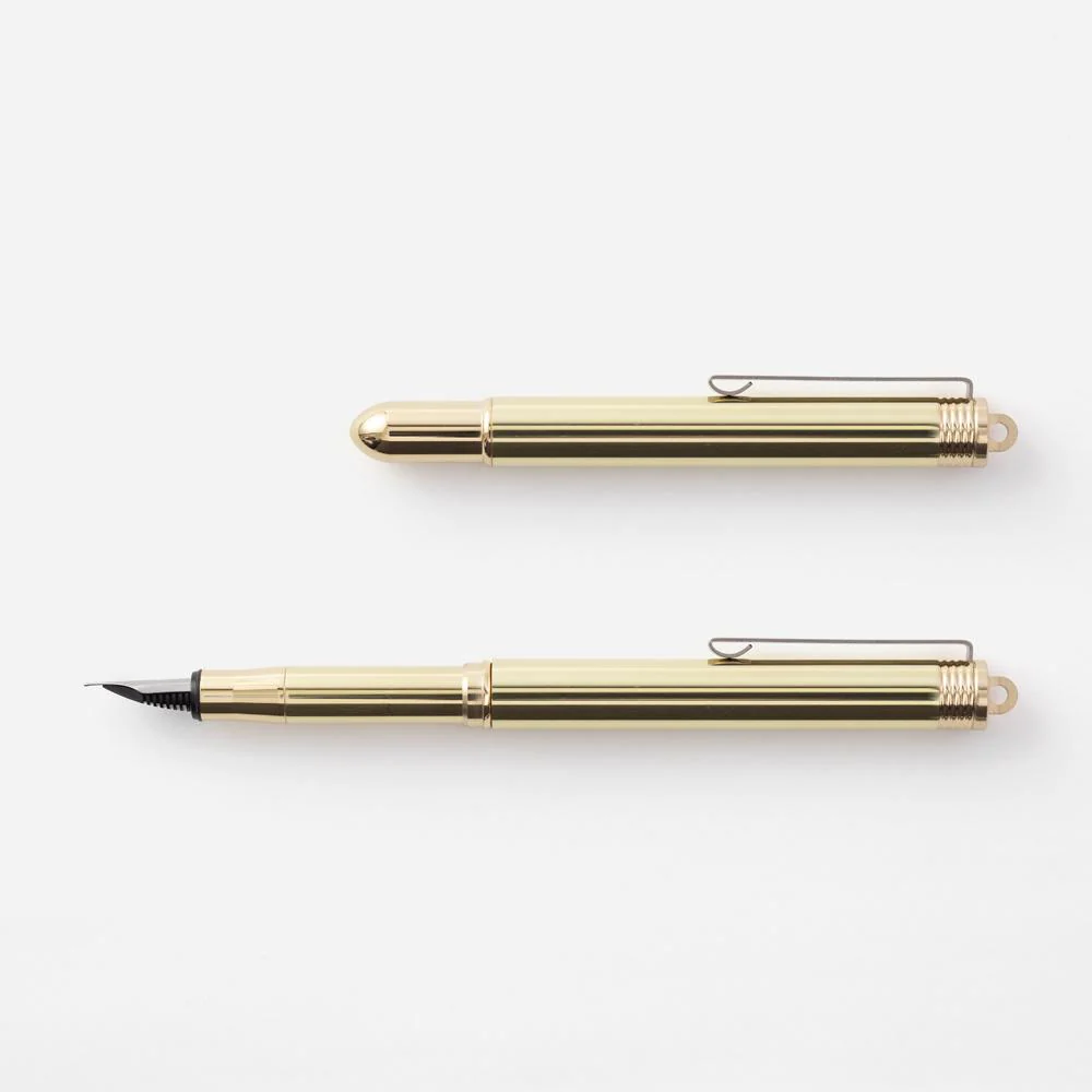 Traveler's Brass Fountain Pen - Image 10