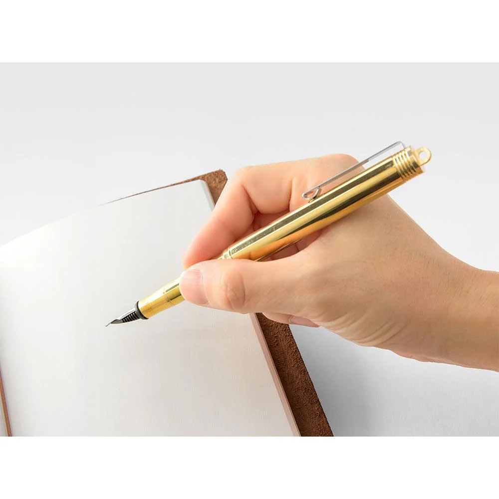 Traveler's Brass Fountain Pen - Image 11