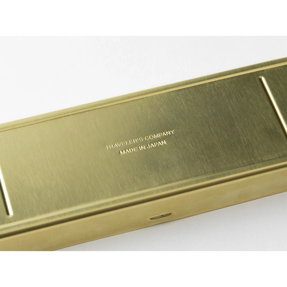 Traveler's Brass Pen Case - Image 6