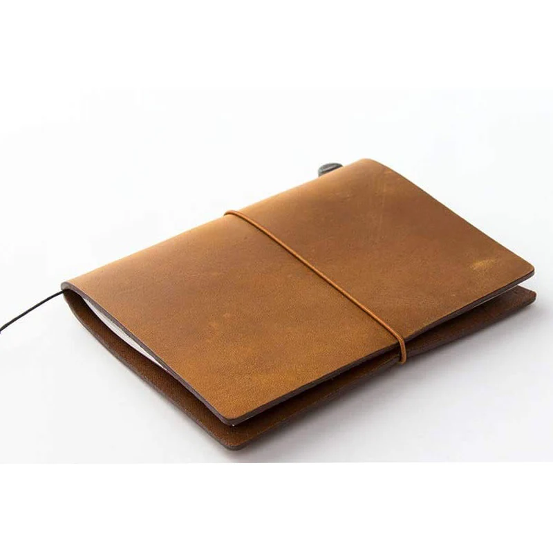 Traveler's Leather Notebook - Passport Size - Camel - Image 7