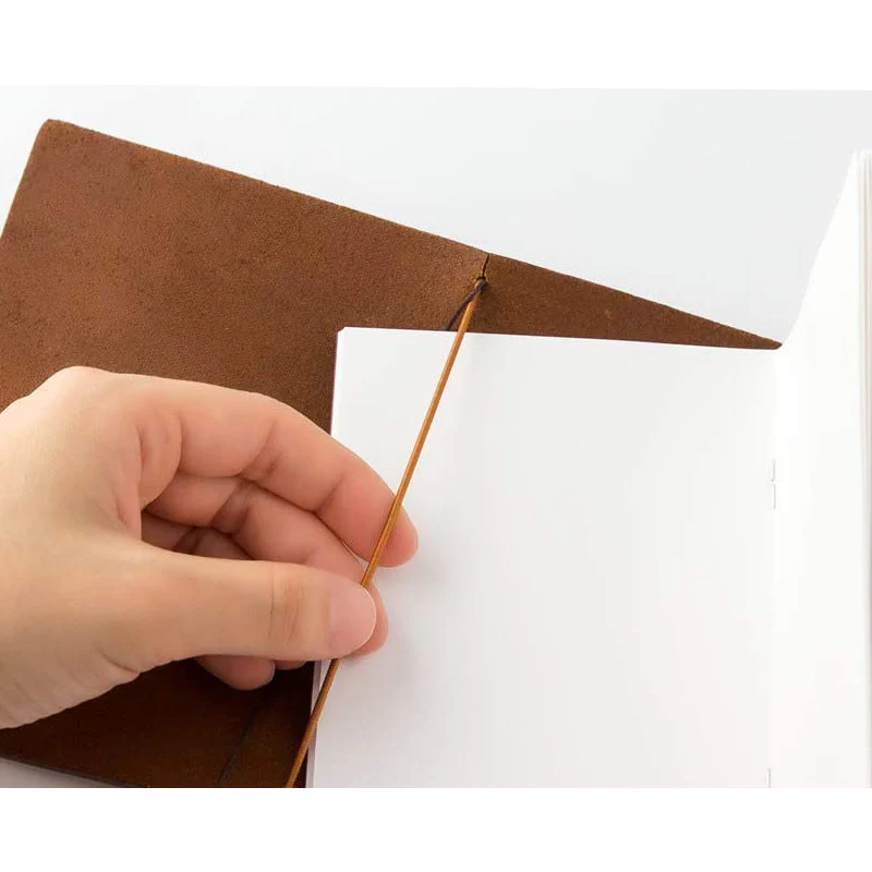Traveler's Leather Notebook - Passport Size - Camel - Image 8