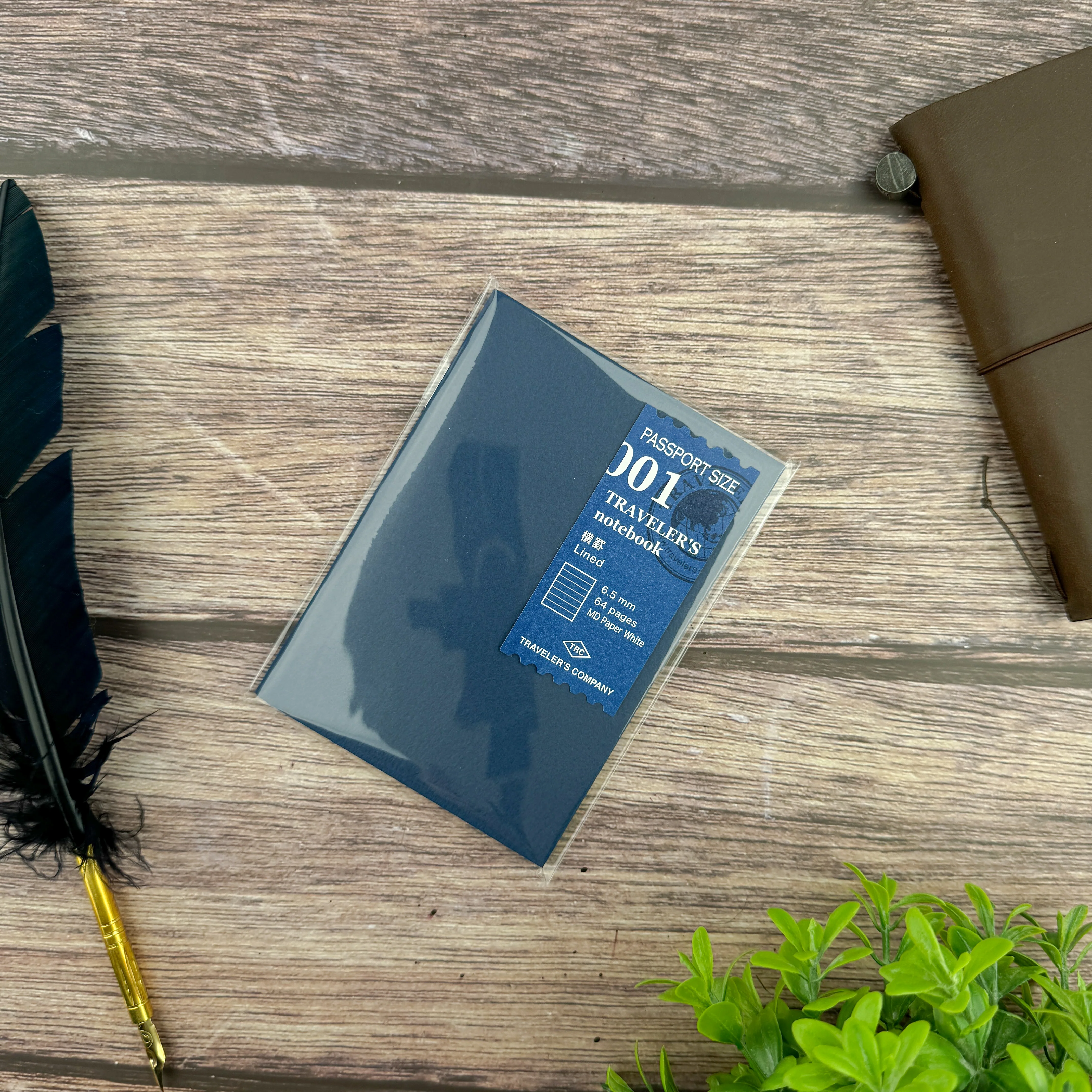 Traveler's Lined Notebook Refill - Passport Size