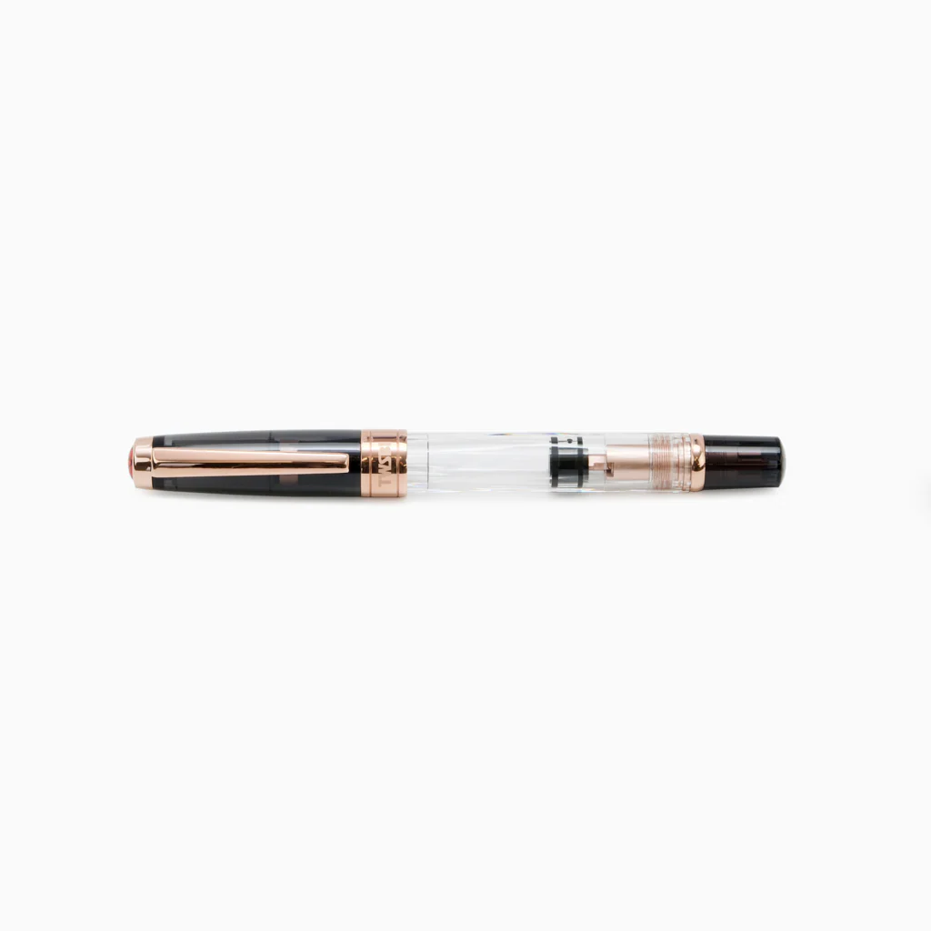 TWSBI Diamond 580 Fountain Pen - Smoke w/ Rose Gold Trim - Image 4