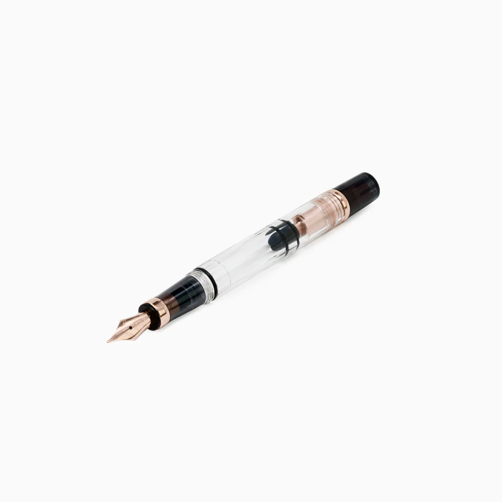 TWSBI Diamond 580 Fountain Pen - Smoke w/ Rose Gold Trim - Image 6