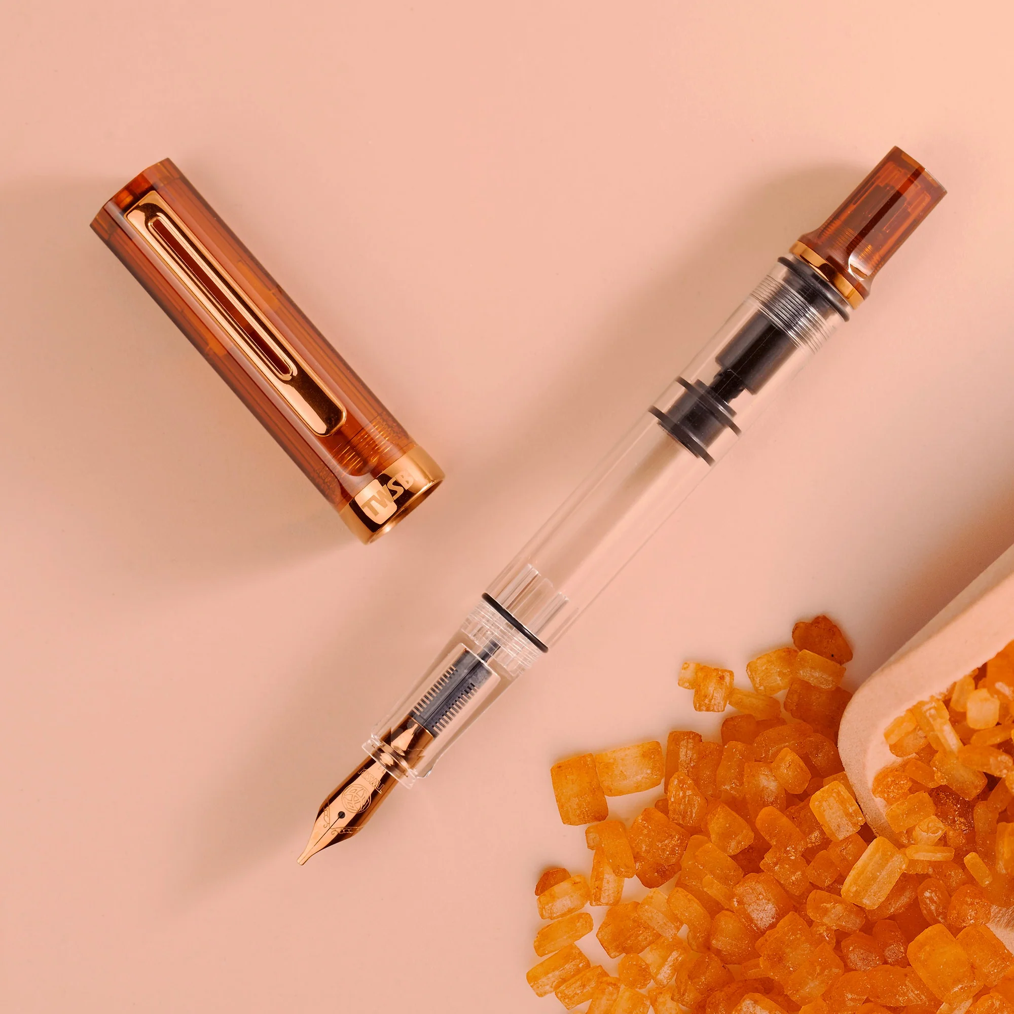TWSBI Eco Fountain Pen - Rootbeer w/ Bronze - Image 4