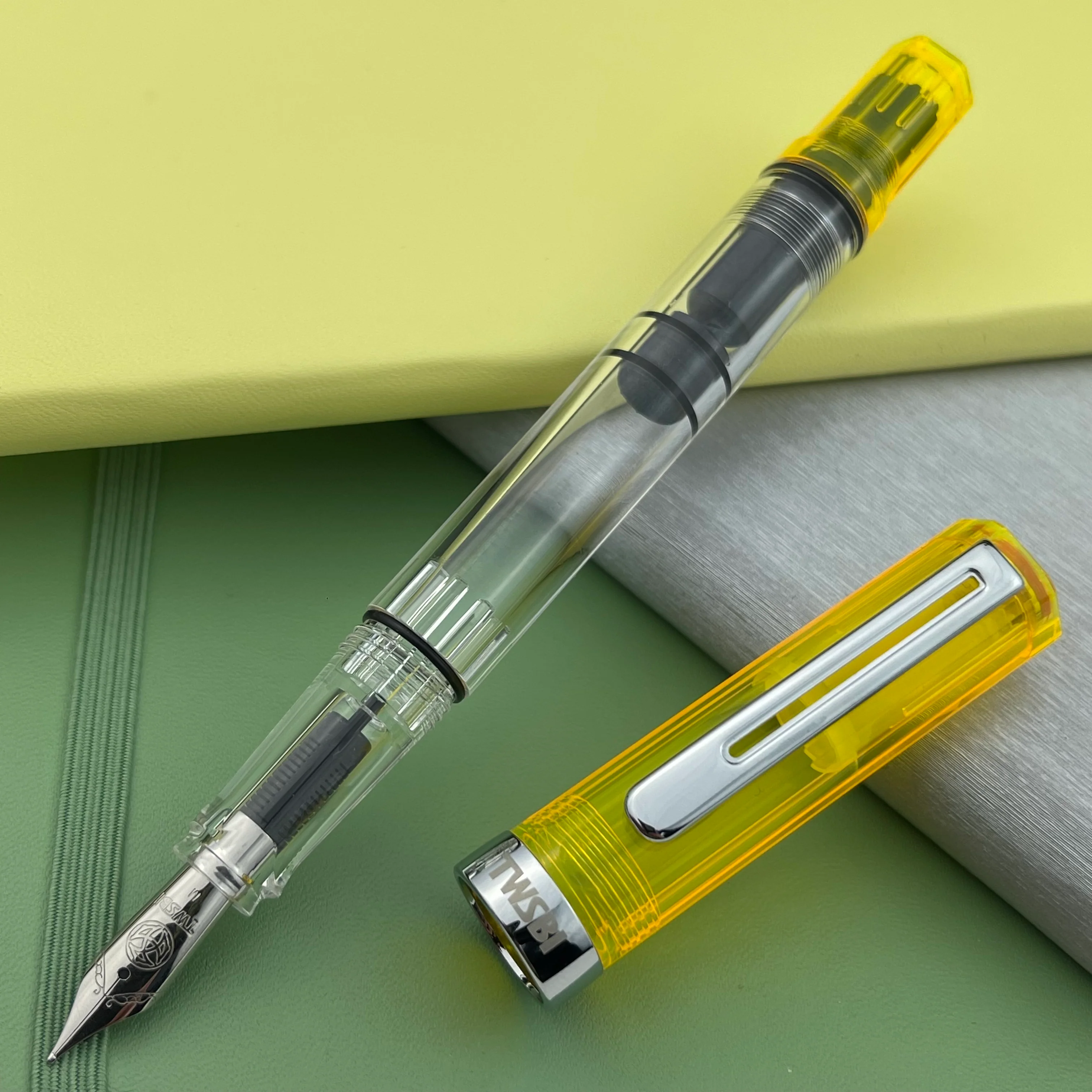 TWSBI Eco Fountain Pen - Transparent Yellow - Image 3