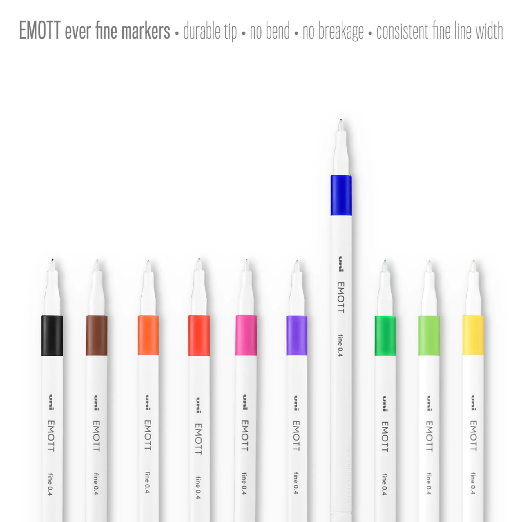 Uni-ball Emott Fine Line Marker Pen - Image 6