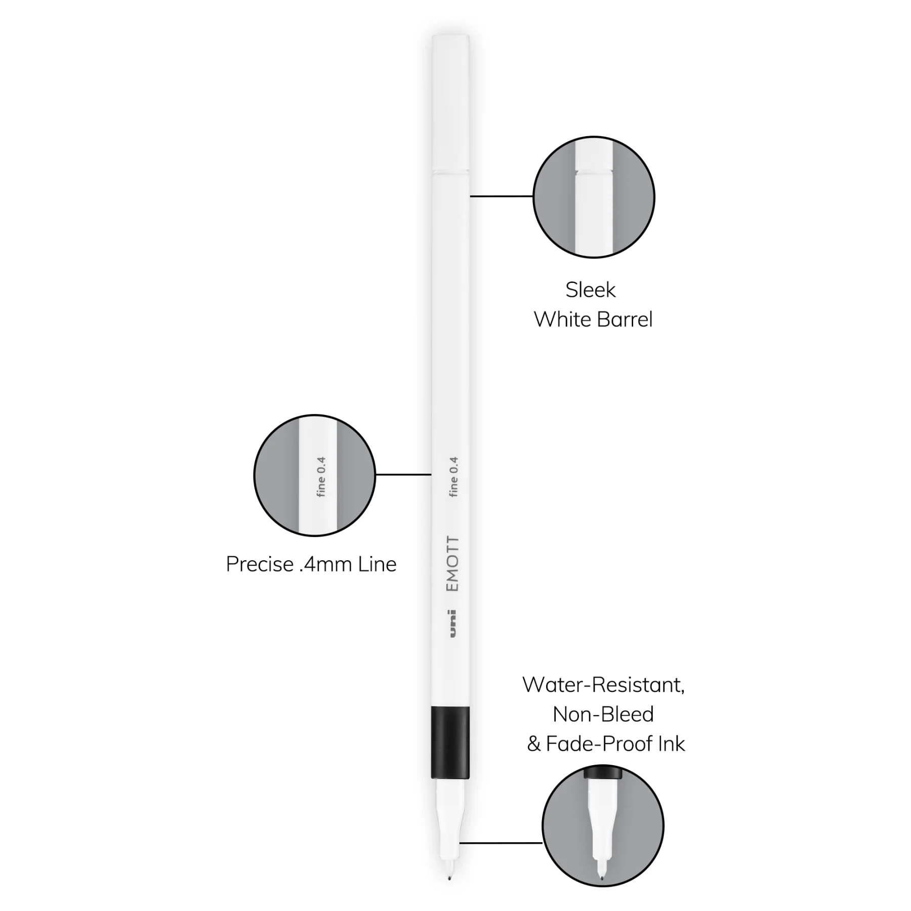 Uni-ball Emott Fine Line Marker Pen - Image 9