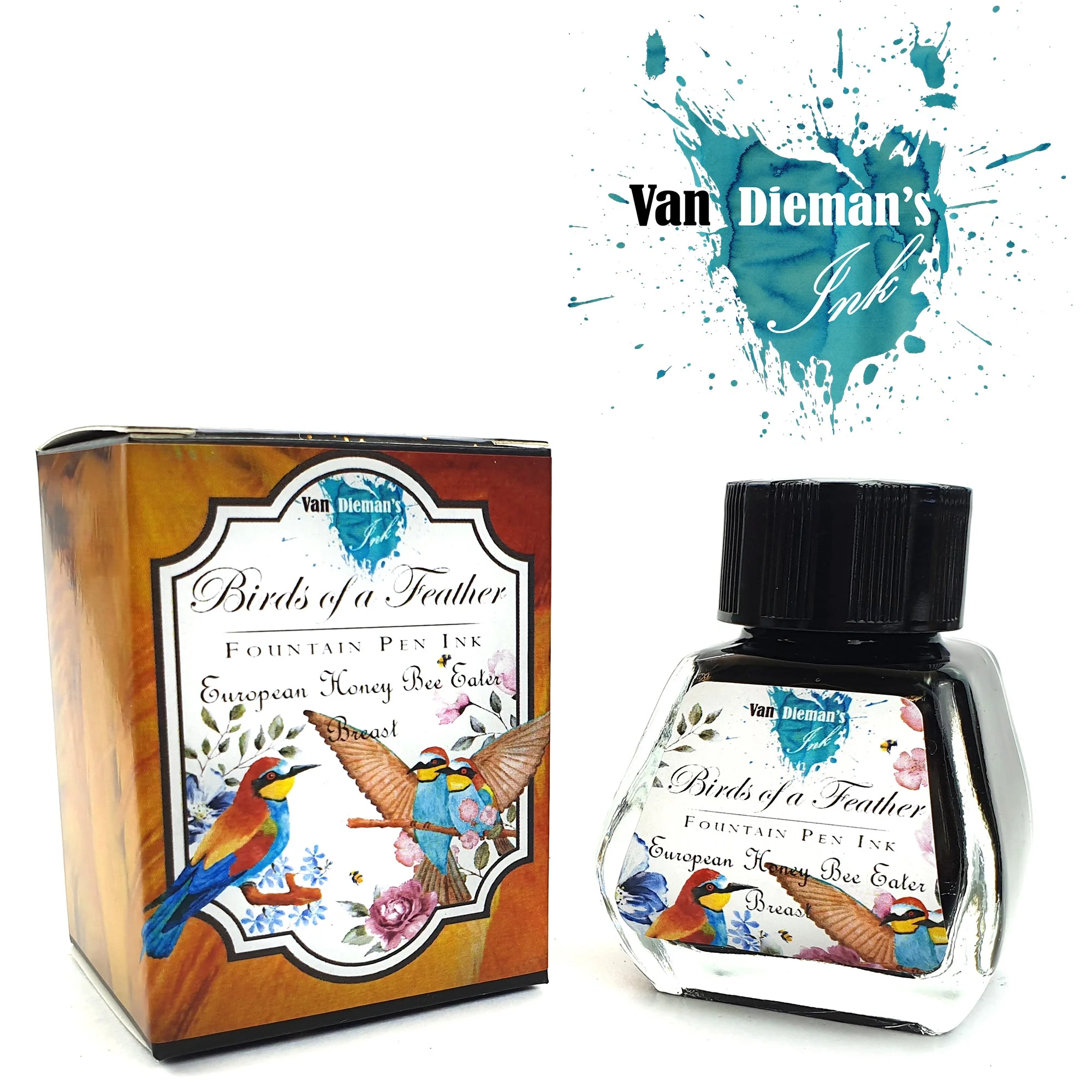Van Dieman's Birds of a Feather - European Honey Bee Eater Breast - 30ml Bottled Ink - Image 2