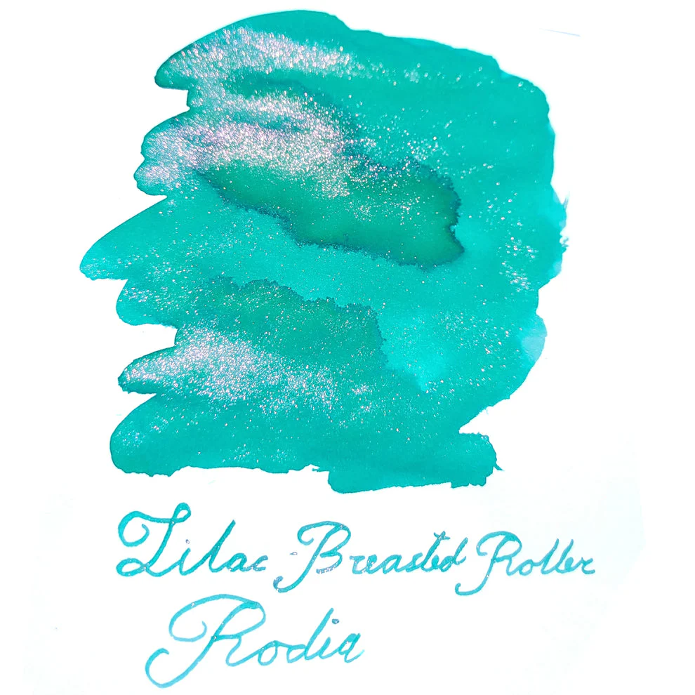 Van Dieman's Birds of a Feather - Lilac-Breasted Roller Wing - 30ml Bottled Ink - Image 5
