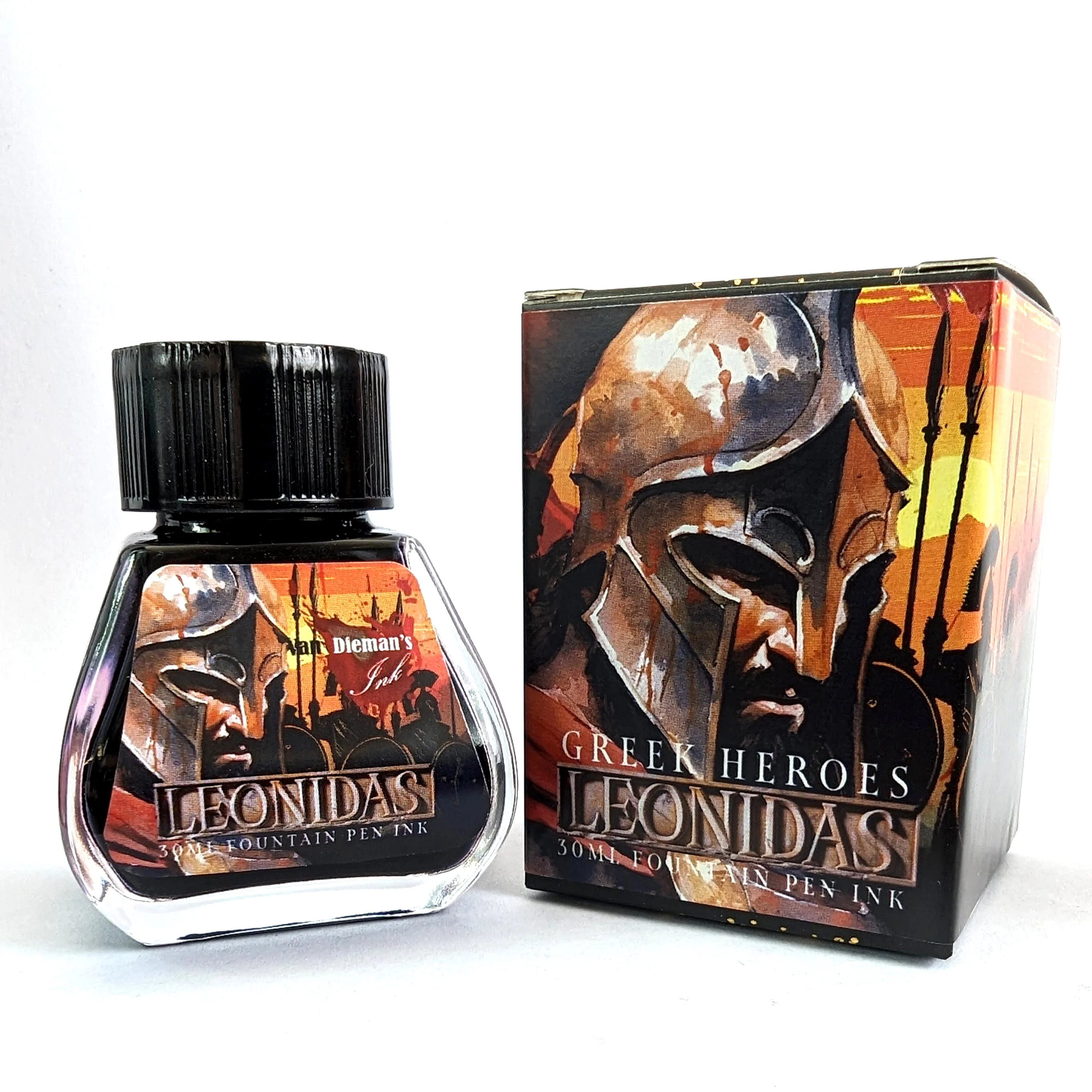 Van Dieman's Greek Heroes - Leonidas 40ml Bottled Ink - Image 2