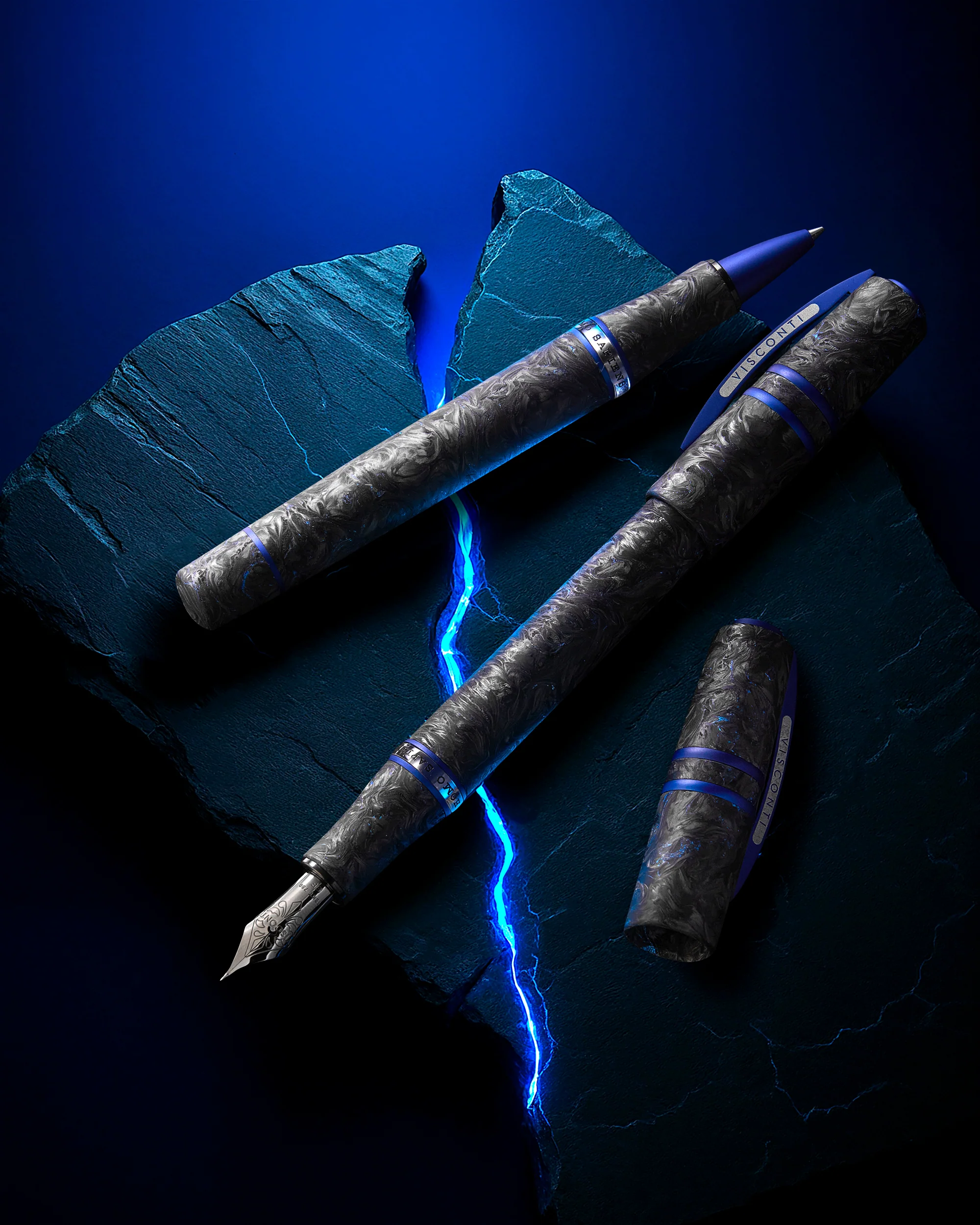 Visconti Homo Sapiens Fountain Pen - Carbon Abyssus (Limited Edition) - Image 6