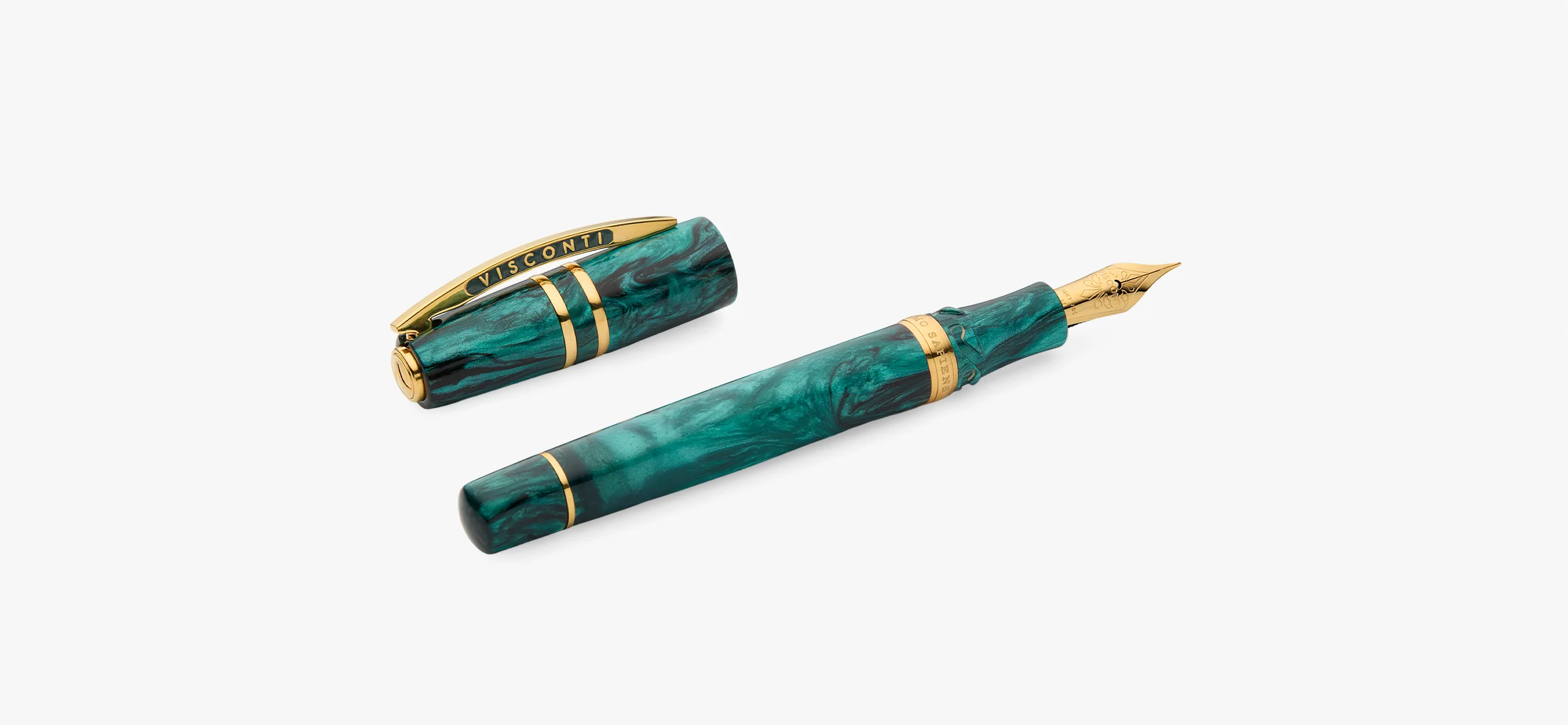 Visconti Homo Sapiens Fountain Pen - Dark Emerald (Limited Edition) - Image 4