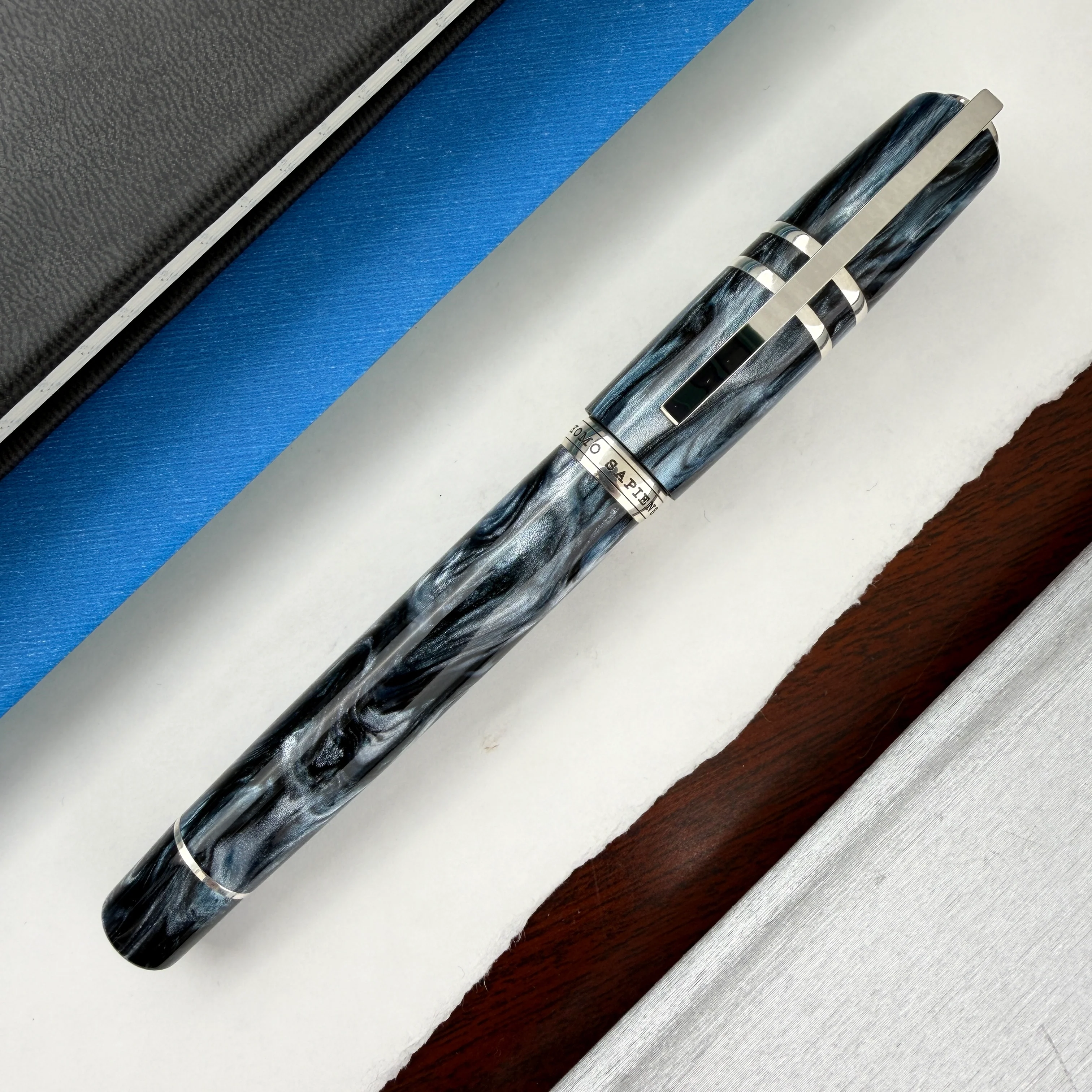 Visconti Homo Sapiens Fountain Pen - Dark Sapphire (Limited Edition) - Image 2