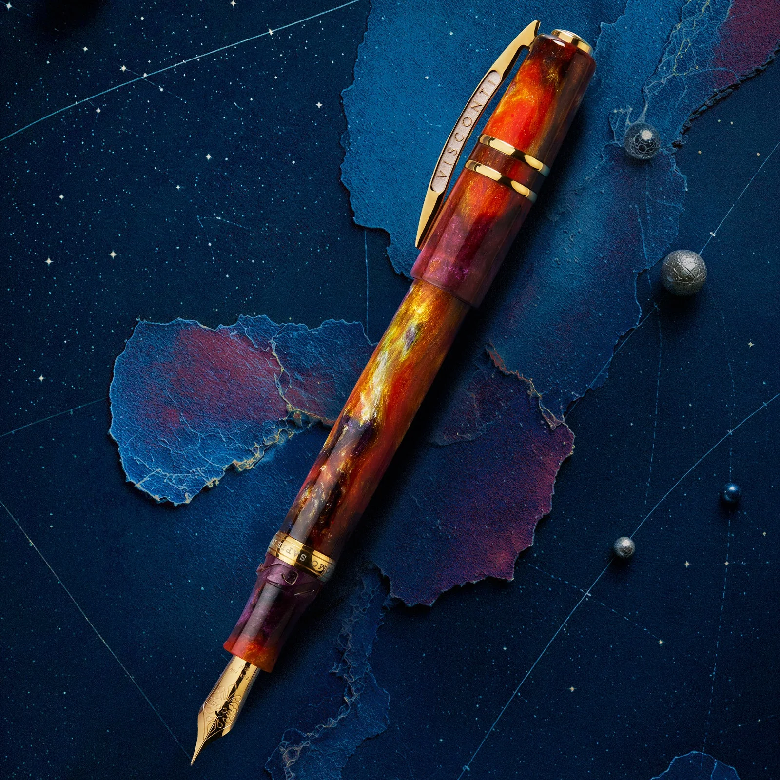 Visconti Homo Sapiens Nebula Fountain Pen - Orion (Limited Edition) - Image 4