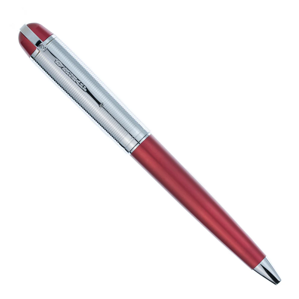 Wahl Eversharp Skyline Ballpoint Pen - Red w/Silver Trim - Image 3