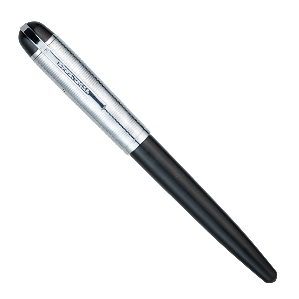 Wahl Eversharp Skyline Fountain Pen - Black w/Silver Trim - Image 4