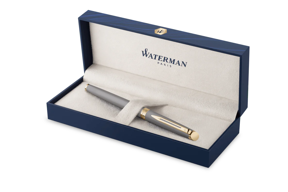 Waterman Hémisphère Understated Edit Rollerball Pen - Metallic Grey - Image 5