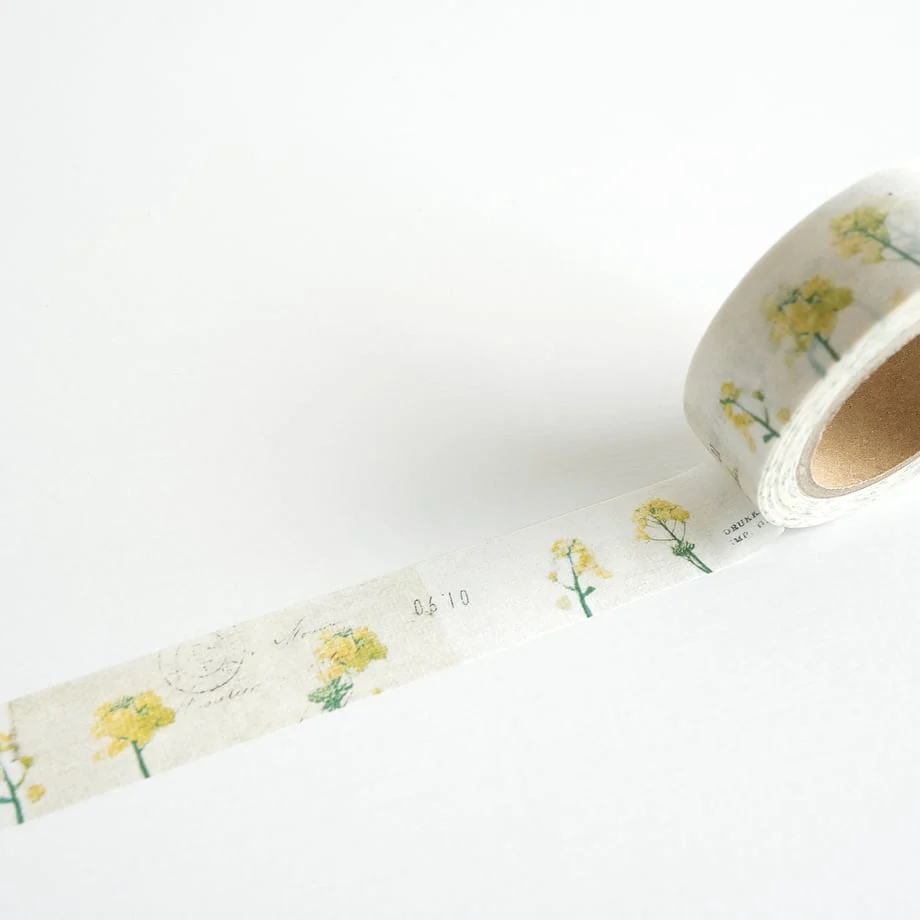 Yohaku Washi Tape - Nanohana - Image 3