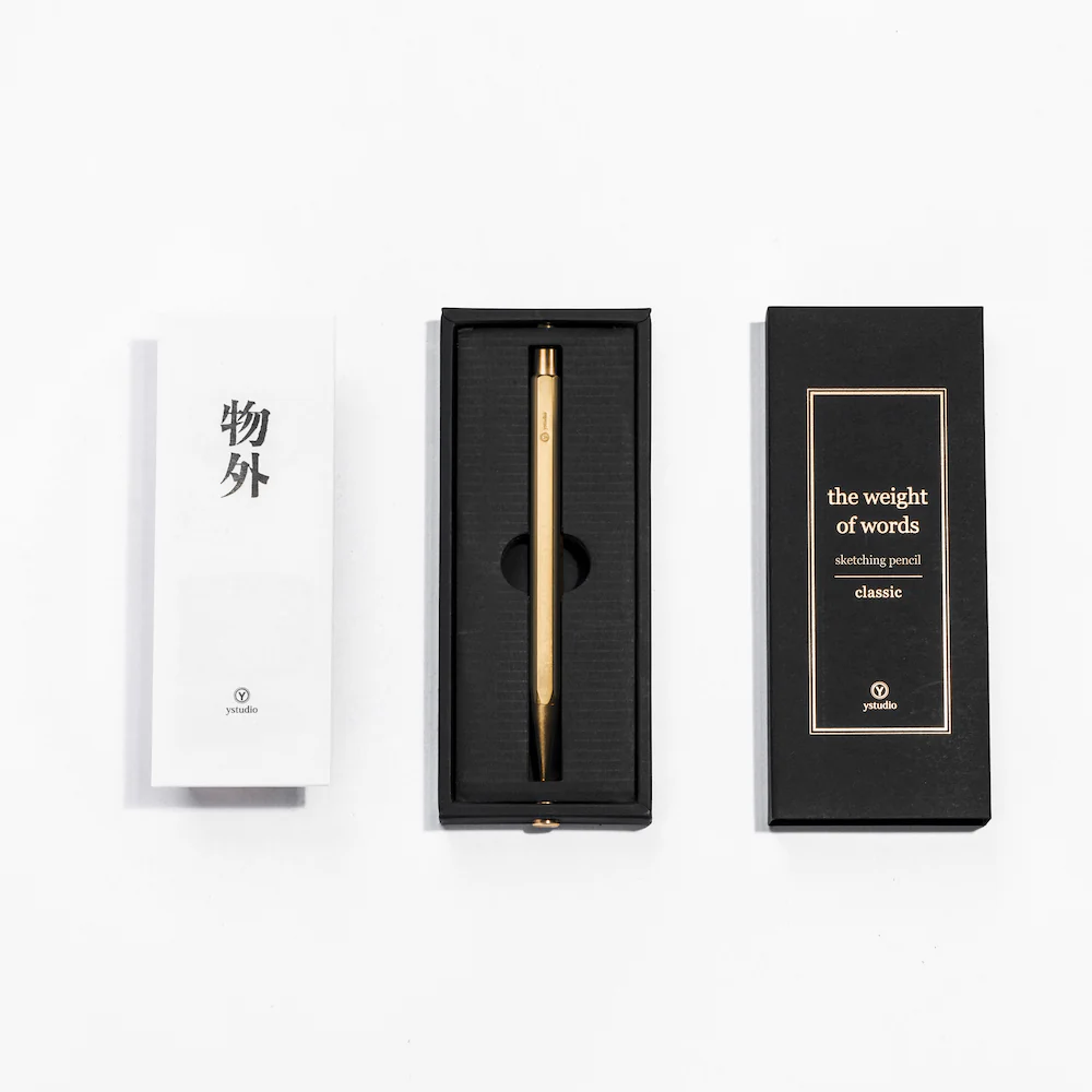 ystudio Classic Sketching Pencil - Brass - Image 6