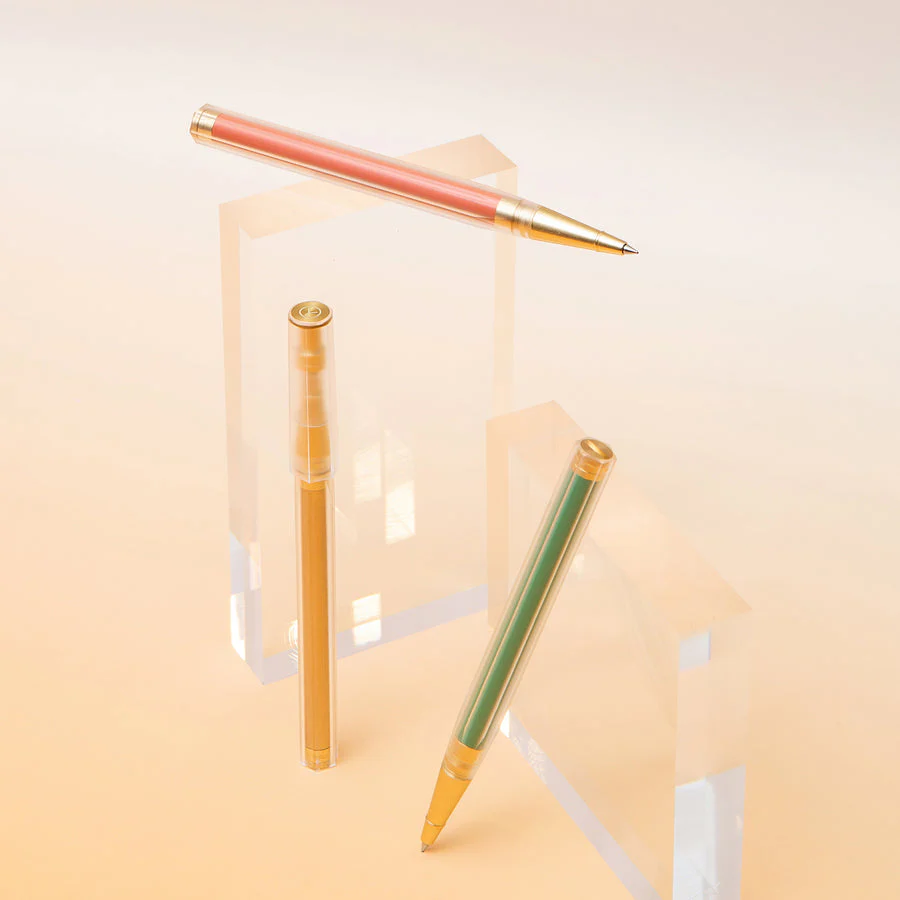 YStudio Glamour Evolve Elemental Rollerball Pen - Clear Green - Image 6