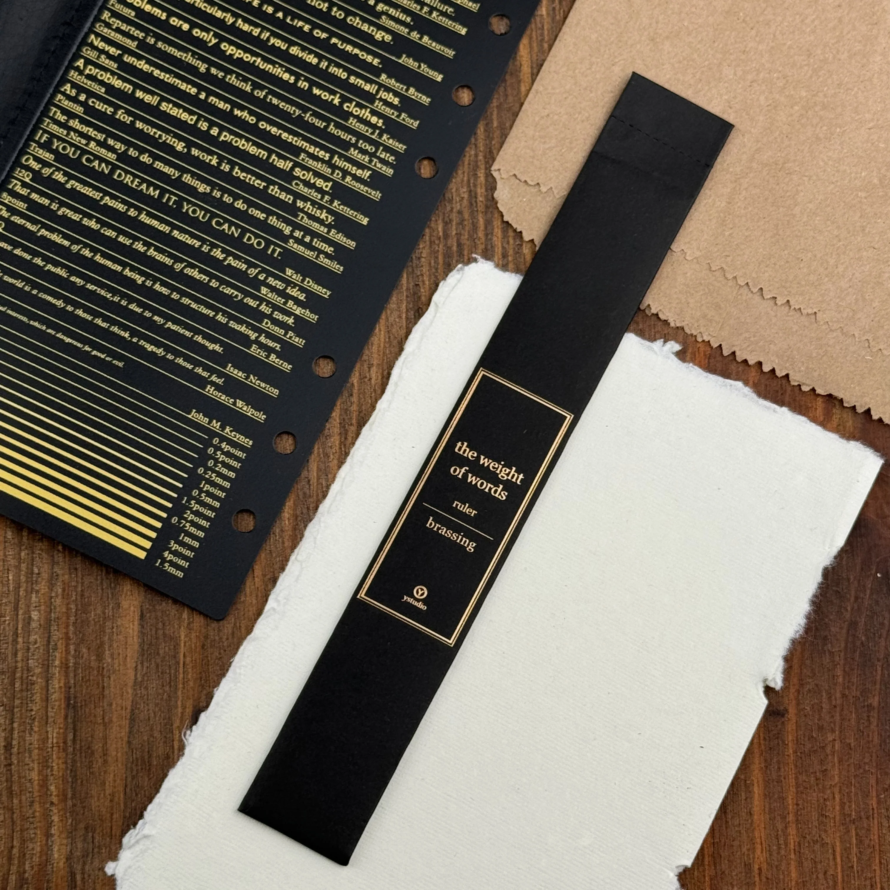 ystudio Ruler - Brassing - Image 5